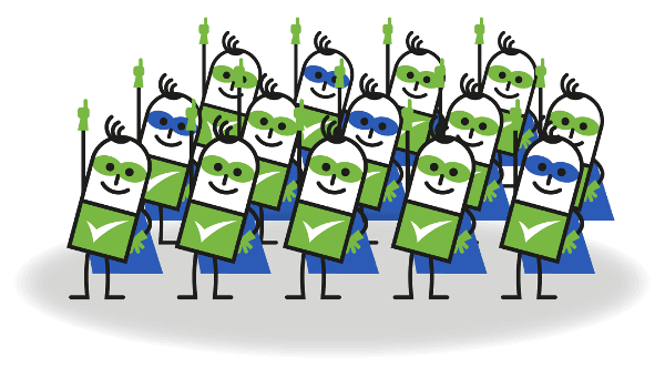 Rooster met responsive design