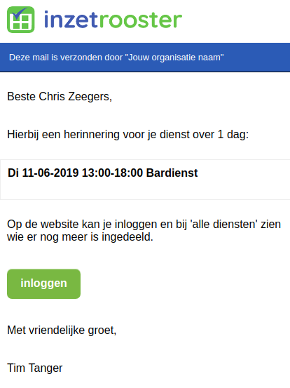 Screenshot - gebruikers - herinneringen