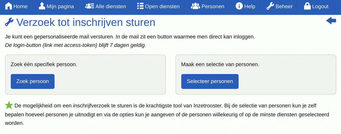 Screenshot - beheerder - Verzoek tot inschrijven sturen